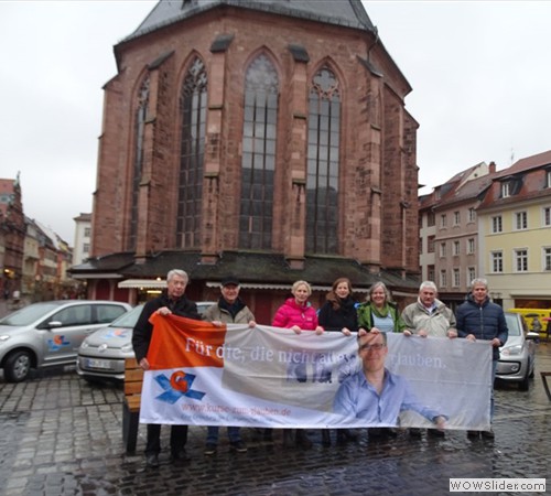 in Heidelberg - nach fünfeinhalb Stunden unterwegs